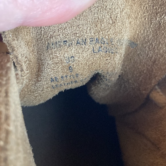 LIKE NEW! American Eagle Outfiters Nubuck/Suede Leather Chukka Boots Women’s 8 - Picture 9 of 11